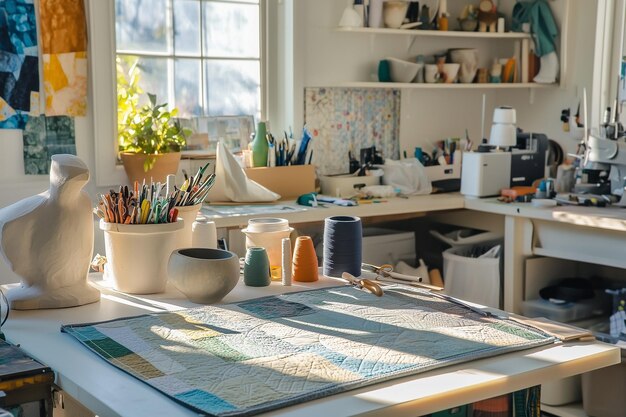 Biuro pracowni haftu